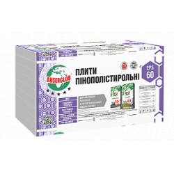 Пенопласт Anserglob EPS-60, 0,5*1м (100 мм)