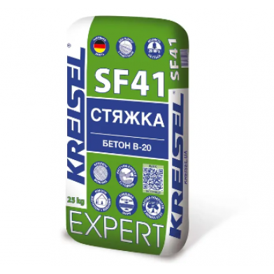 Стяжка цементная для пола Kreisel Expert SF41, Beton B-20 (25 кг)