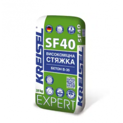 Крайзель Expert SF40, стяжка цементна, 10-100 мм, 25 кг