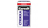 Ceresit, Стяжка цементная легковыравнивающая 10-100 мм, 25 кг