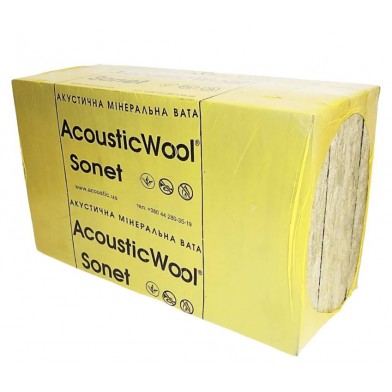 AcousticWool Sonet, Мінеральна вата 1000*600*50 мм - 6 кв.м