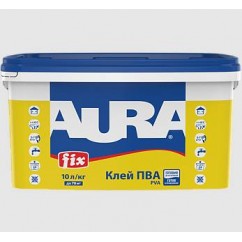 Клей ПВА AURA FIX універсальний, 10 кг