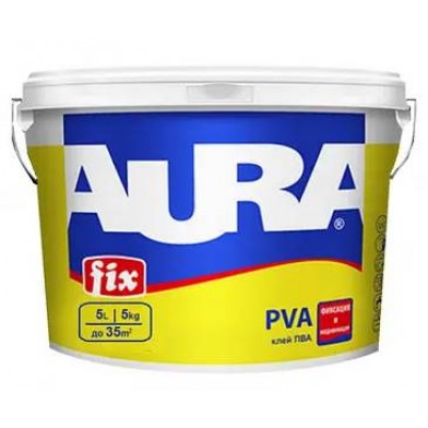 Клей ПВА AURA FIX, 5 кг