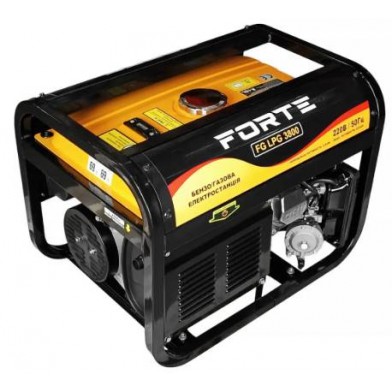 Генератор бензо-газовий 3.8 кВт Forte FG LPG 3800 - 