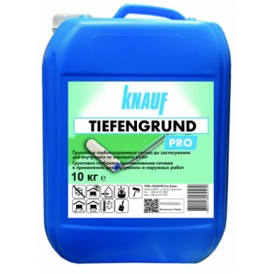 Грунтовка Knauf Tiefengrund глубокопроникающая – 10 кг