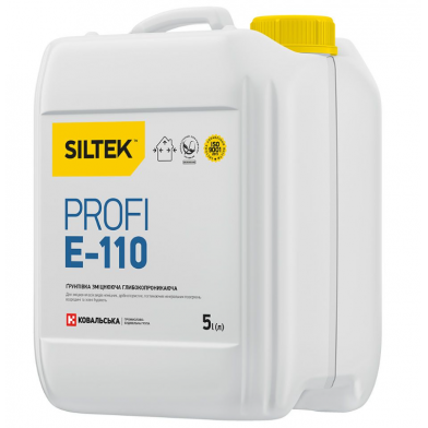 Siltek E-110 Profi Ґрунтівка глибокопроникаюча зміцнююча, 5 л