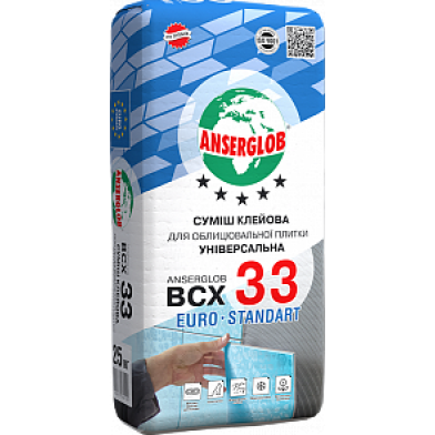 Anserglob BCX 33 - Клей для плитки (25 кг)