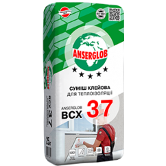 Anserglob BCX 37 - Клей для теплоизоляции, 25 кг