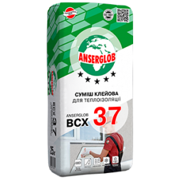 Anserglob BCX 37 - Клей для теплоізоляції, 25 кг