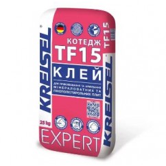 Клейова суміш Kreisel TF-15 Expert, для теплозвукоїзоляциі, 25 кг