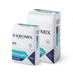 Клей Krumix КМ MontageFix для гипсокартона, 30 кг