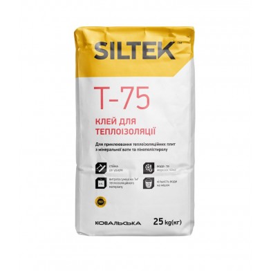 Siltek T-75 Клей для систем теплоизоляции, 25 кг