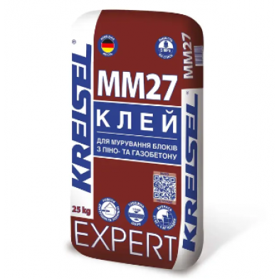 Суміш для кладки блоків Kreisel EXPERT MM27 (25 кг)