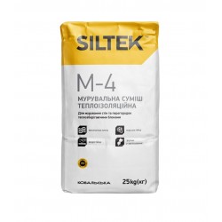 Кладочная смесь Siltek M-4 теплоизоляционная, 25 кг