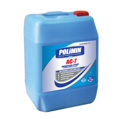 Грунтовка Полімін (Polimin) AC-7 для фасадів, 10 л