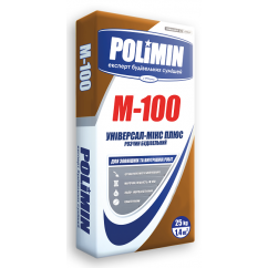 Кладочный раствор Полимин М-100,  25 кг