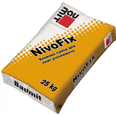 Професійна клейова суміш Baumit NivoFix, 25 кг