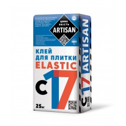 Клей Артисан С-17 для плитки еластичний, 25 кг