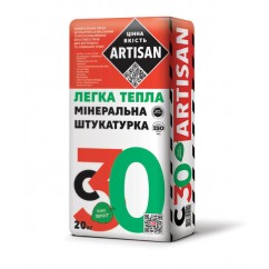 Штукатурка цементна Артисан С-30, 20 кг