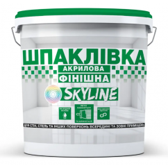 SkyLine - Шпаклівка акрилова фінішна, Білосніжна (25 кг)