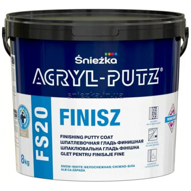 Sniezka Acryl-Putz FS20, Шпаклівка фінішна 8 кг