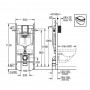 Інсталяція для унітаза Grohe Rapid SL 38840000