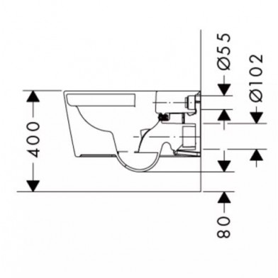 Унітаз Hansgrohe EluPura S 60193450 Rimless - 