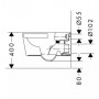 Унітаз Hansgrohe EluPura S 60193450 Rimless