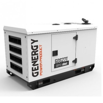 Генератор дизельный GENERGY GDS27T, 22 кВт, в шумозащитном кожухе - 