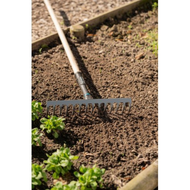 Граблі Gardena PureLine сталеві, 36 см, з ручкою - 
