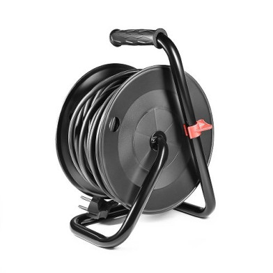 Подовжувач на котушці STARK CRP-1525-P, 25 м, 4 розетки, кабель ПВХ 2×1,5 мм² - 