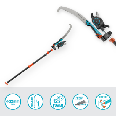 Высоторез телескопический Gardena StarCut Pro L Set, 175–400 см, с пилой - 
