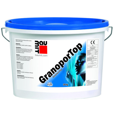 Декоративная штукатурка Baumit GranoporTop «Короед», 25 кг