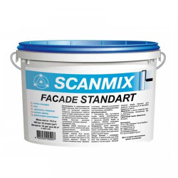Фарба фасадна акрилова Scanmix Facade Standard, 14 кг (10 л) Фарба фасадна акрилова Scanmix Facade Standard, 14 кг (10 л)