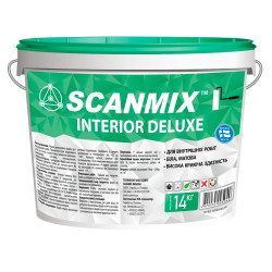 Фарба інтер'єрна латексна Scanmix Interior Deluxe, 14 кг Фарба інтер'єрна латексна Scanmix Interior Deluxe, 14 кг