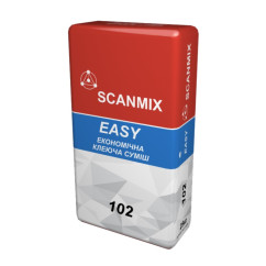 Клей для плитки Scanmix 102 Easy, 25 кг