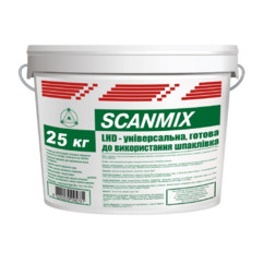 Шпаклівка фінішна готова Scanmix LHD, 25 кг Шпаклівка фінішна готова Scanmix LHD, 25 кг