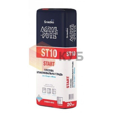 Шпаклівка гіпсова Sniezka Acryl-Putz ST10 Start+Finish, 20 кг