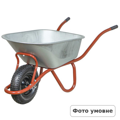 Тачка будівельна КВІТКА PRO Formula 1 Industrial, 90 л, 180 кг