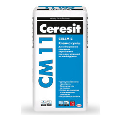 Клей Ceresit СМ-11 для плитки, 25 кг