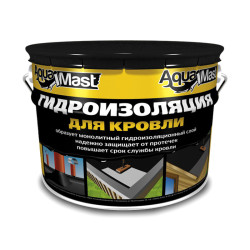 Мастика битумно-резиновая AquaMast (Технониколь) для кровли, 18 кг Мастика битумно-резиновая AquaMast (Технониколь) для кровли, 18 кг
