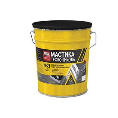 Мастика бітумно-полімерна Техноніколь №21 Техномаст, 20 кг
