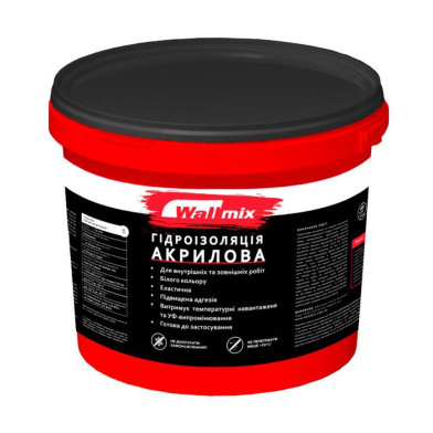 Гидроизоляционная акриловая смесь Wallmix — 3 л (4,2 кг)