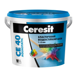 Затирка для швов Ceresit CE 40 Aquastatic, 2 кг