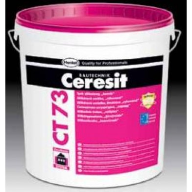 Ceresit CT-73, Штукатурка силикатная, Короед, база, зерно 2-3 мм, 25 кг