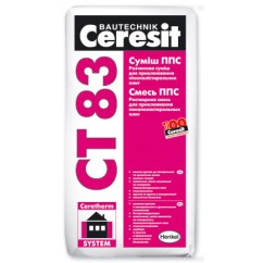Клей Ceresit CT-83 для пенополистирола, 25 кг