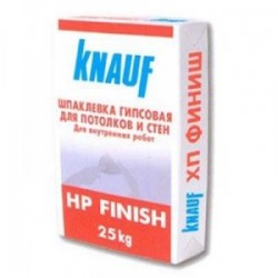 Knauf HP Finish, гипсовая шпаклевка (1-3 мм), 25 кг
