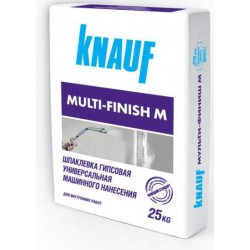 Knauf Мульти-Финиш, гипсовая шпаклевка (1-5 мм), 25 кг