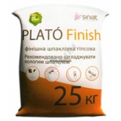 Гіпсова фінішна шпаклівка PLATO Finish, 25 кг