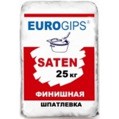 Шпаклівка фінішна SatenGips Єврогіпс, 25 кг